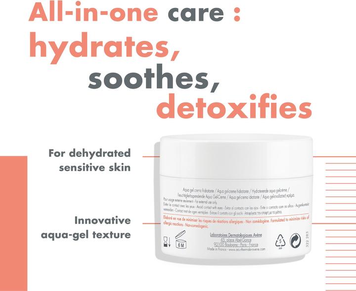 Produktbild Avène Hydrance Feuchtigkeitsspendende Aqua-Gel Creme (50 ml, Gesichtsgel)