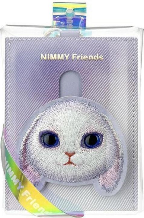 Actual product image iLike Nimmy card wallet purple Big Eyed Pet 2.0 Rabbit