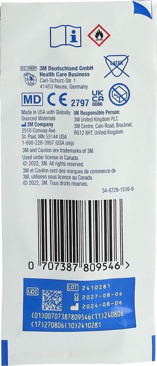 Nährwerte und Zutaten 3M CAVILON ReizfrHautschutz App 5x1ml (5 x)