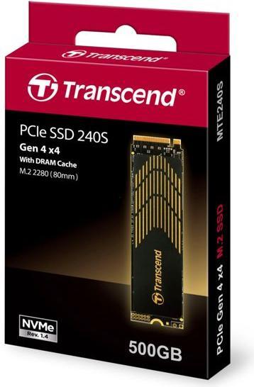 Produktbild Transcend 240S - 500 GB SSD - intern - M.2 2280 (doppelseitig) (500 GB, M.2 2280)