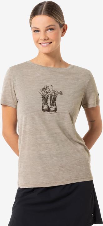 Actual product image Super Natural W Flower Boots Tee (S)