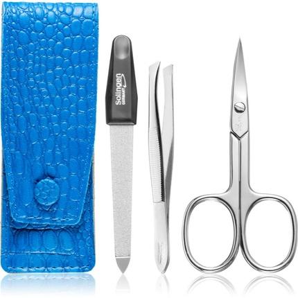 Immagine prodotto Dukas Premium Line Travel Cosmetics Set 891 Blue Crocodile (3 pcs) (Custodia)