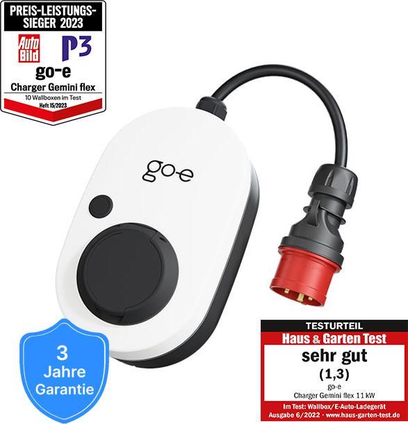 Produktbild Go-E Gemini flex (Typ 2, 11 kW, 16 A, CEE16 rot)