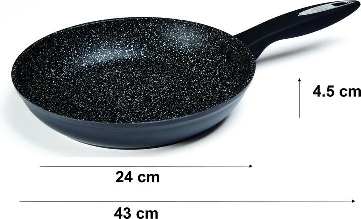 Immagine prodotto Zyliss Ultimo (24 cm, Padella per friggere, Alluminio)