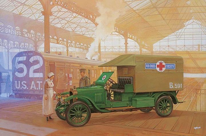 Actual product image Roden Vauxhall D-type Red cross