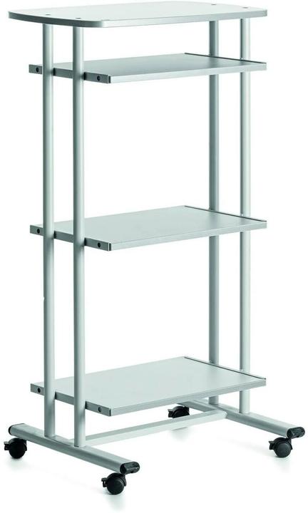 Actual product image Rocada PC table with castors grey 68.0 x 53.0 x 126.0 cm