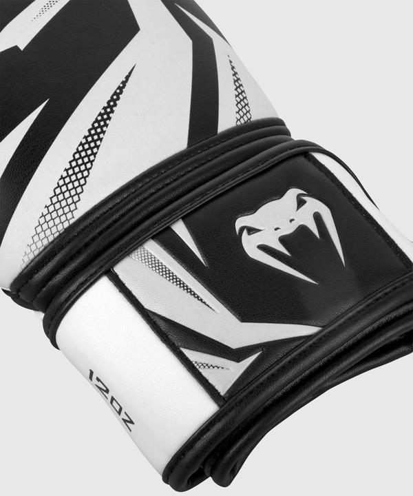 Immagine prodotto Venum Guanti da Boxe Challenger 3.0 - Bianco e nero (12 OZ, 10, 12)