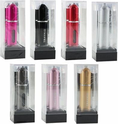 Immagine prodotto Travalo Profumo spray classico ricaricabile rosso 5 ml (Eau de toilette, 5 ml)