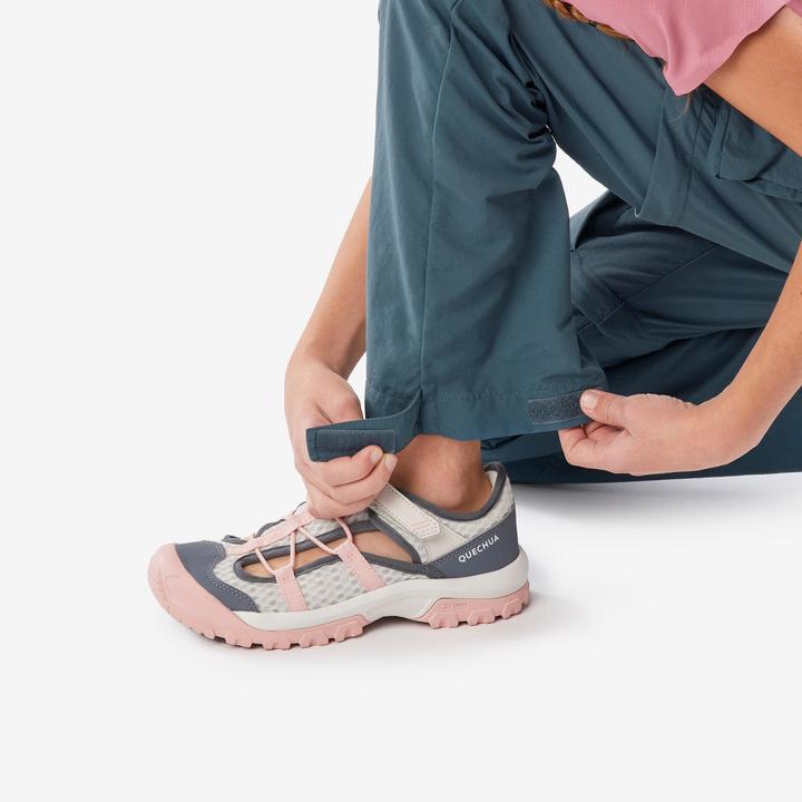 Actual product image Quechua Zip-Off-Hose Kinder Gr. 123–172 Wandern - MH500 blau