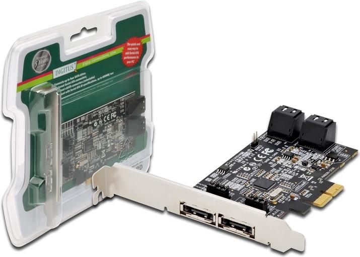 Actual product image Digitus 4-port SATA 3 PCI-E card