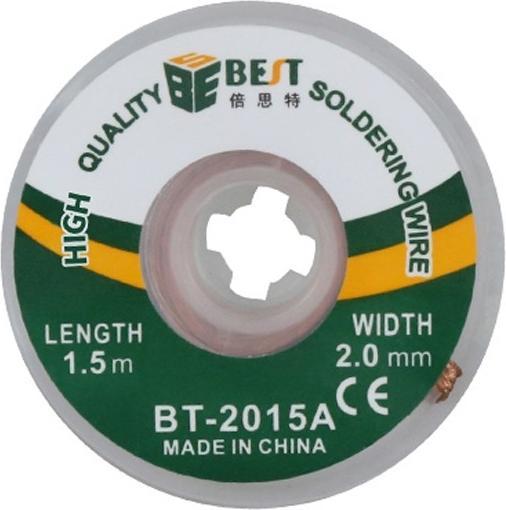 Actual product image Best Desoldering wire made of copper alloy 2.0 mm x 1.5 m