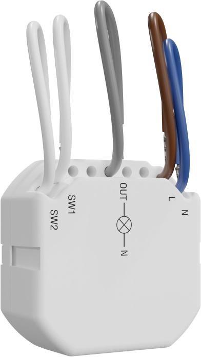 Actual product image Satel BE WAVE Drahtloser Lichtdimmer 230 V AC (Einbaugerät ADC-200)