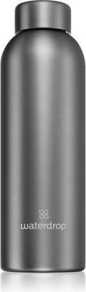 Produktbild Waterdrop Thermo Steel Metal Water Bottle - Charcoal, 600 ml (0.60 l)