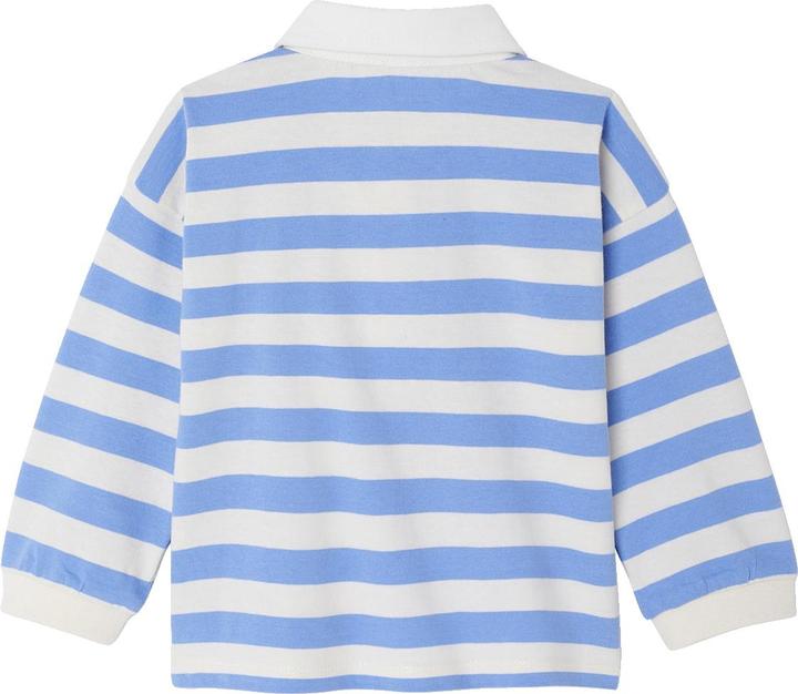 Actual product image Vertbaudet Bio-Kollektion: Baby Poloshirt mit breiten Streifen (62)