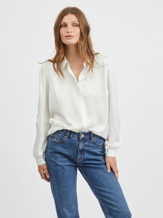 Actual product image Vila Long Sleeve Satin Top (44)