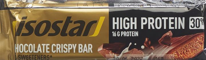 Actual product image Isostar 30% High Protein Bar (55g) (Chocolate, 1 pcs., 55 g)