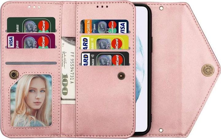 Produktbild Cover-Discount Galaxy A54 - Brieftaschen Hülle rosa (Samsung Galaxy A54 5G)
