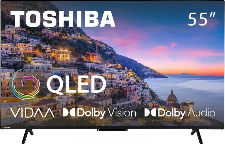 Produktbild Toshiba TV Set||55"|4K/Smart|3840x2160|Wireless LAN|Bluetooth|Android TV|Black|55QV2463DG (55", LED, 4K)