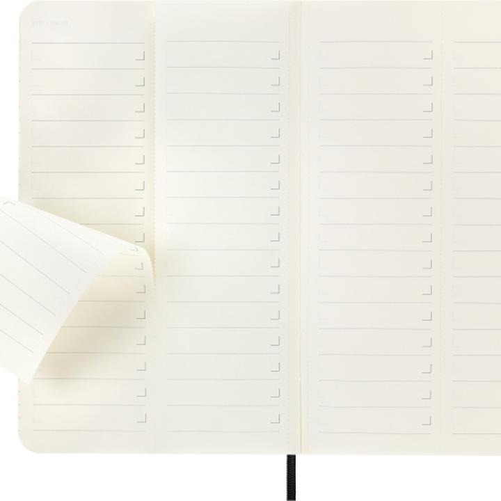Actual product image Moleskine Professional Notebook L/A5, Soft Cover, Black (A6, Lined, Soft cover)