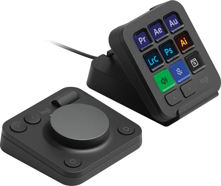 Actual product image Logitech Mx Creative Console (Without keyboard layout, Cable)