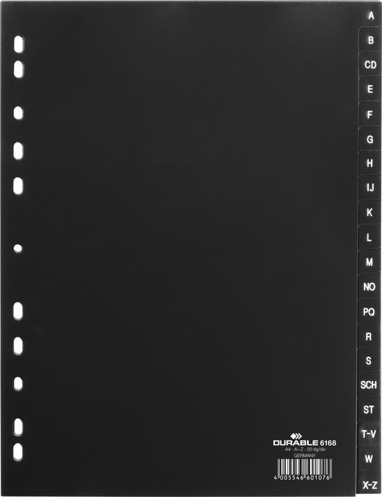 Durable Register A-Z