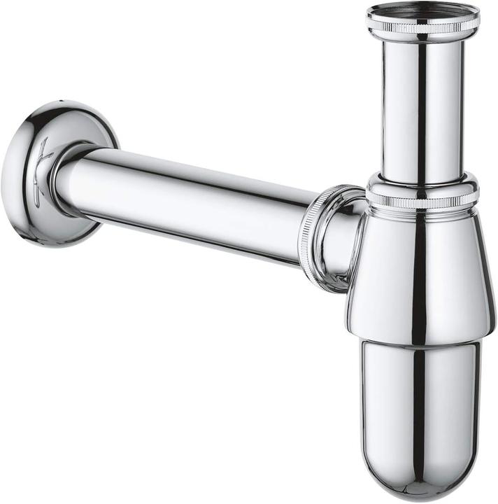 Actual product image Grohe Trap 1 1/4inch, for washbasins chrome (Siphon mounting material, 1 1/4")