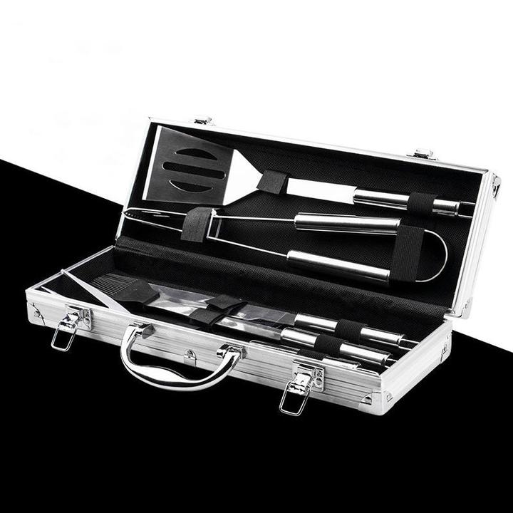Hermex Grillbesteck Grillkoffer Grillset Grillausstattung Grillzubehör
