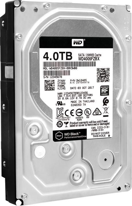 Immagine prodotto WD Nero (4 TB, 3.5", CMR)