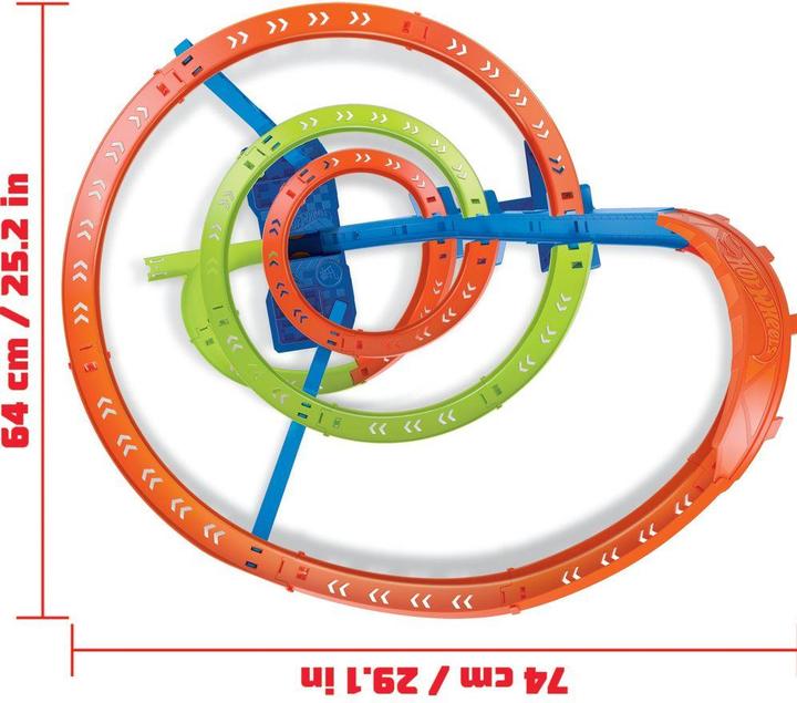 Actual product image Hot Wheels Crash spiral