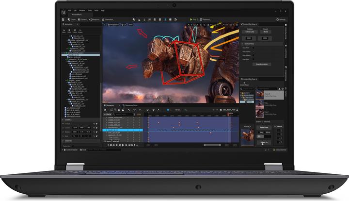 Actual product image Lenovo ThinkPad P16 Gen 2 (16", Intel Core i9-13980HX, 64 GB, 1000 GB, DE)