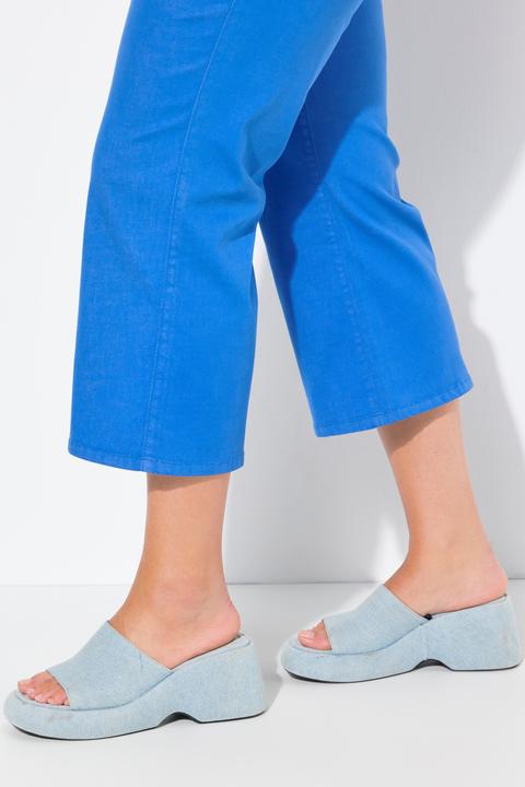 Produktbild Ulla Popken Jeansculotte Mary, weites Bein, Elastikbund (54)
