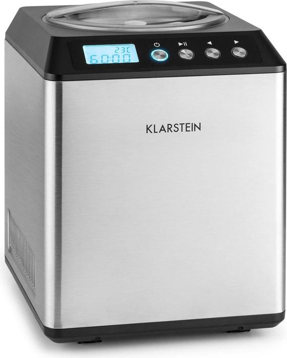 Produktbild Klarstein Vanilla Sky Eismaschine Silberfarben
