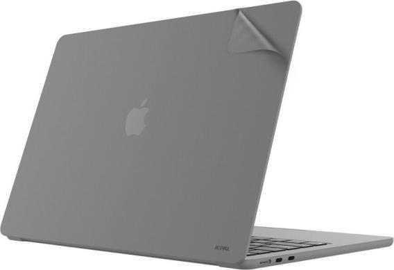 Immagine prodotto JCPAL MacGuard Two-in-One Skin Set for MacBook Air 15" (M2 2023, M3 2025 & M4 2025) - Space Gray