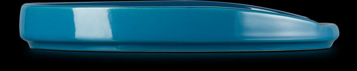 Actual product image Le Creuset Creuset ova stoneware spoon rest Deep Teal