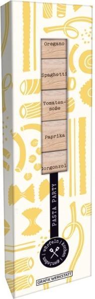 Image du produit Recette en cubes en bois - Pasta Party