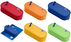 Produktbild Oxford Schlamper-Etui, Polyester, oval, blau