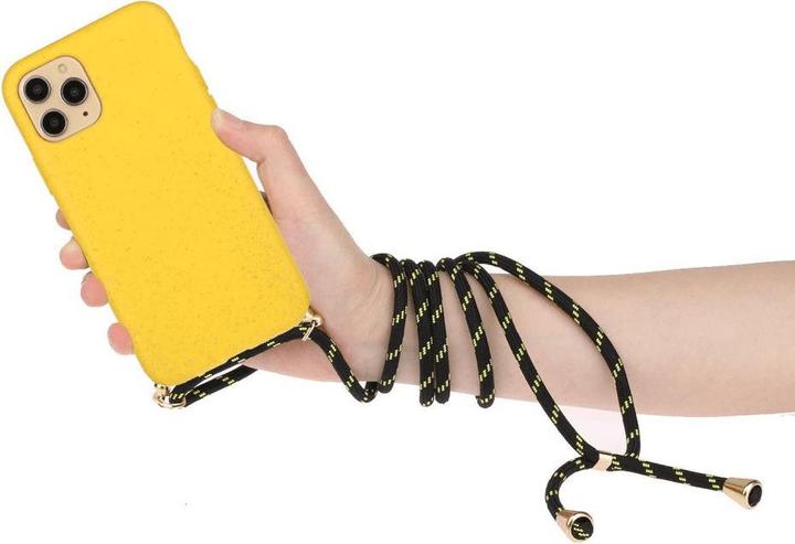 Produktbild Cover-Discount iPhone 15 Pro Max - Eco-Friendly Hülle mit Kette gelb (Apple iPhone 15 Pro Max)