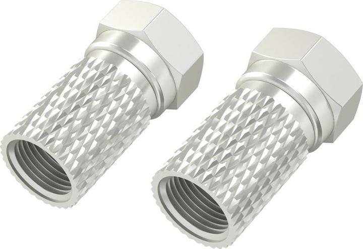 Immagine prodotto Hama Spina F, 6,5 mm, avvitabile, 2 pezzi (Cavi antenna)