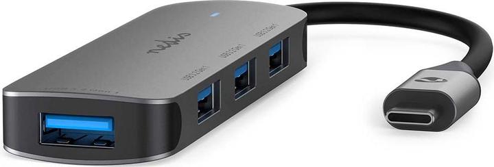 Immagine prodotto Nedis Hub USB 1x USB-C™ - 4x USB A, 4 porte, USB 3.2 Gen1, alimentato via USB, 5 Gbps (USB-C, 4 Porti)