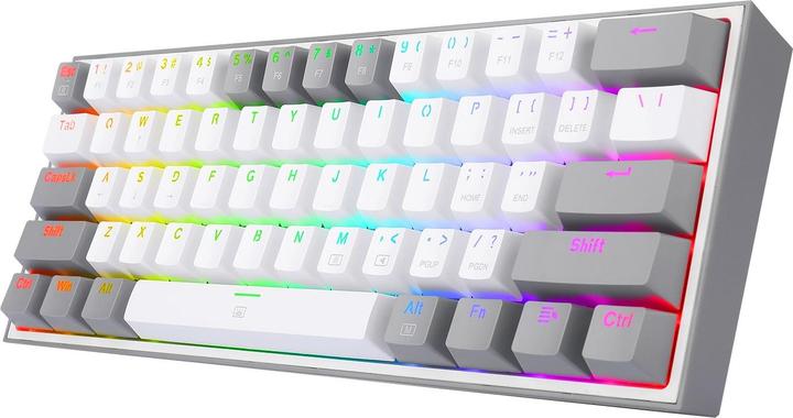 Image du produit Redragon K617 Fizz RGB blanc/gris (US, Filaire)