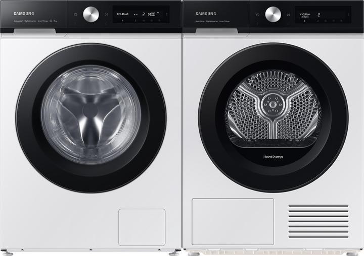 Produktbild Samsung DV90BB5245AES3 Optimal Dry 9 kg Frontlader-Wäschetrockner Klasse A++, schwarze Tür (9 kg, Rechts)