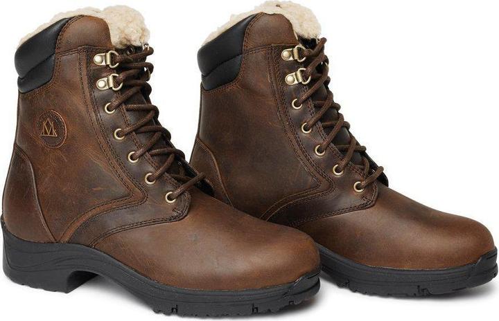 Mountain Horse boots kunstpelz schnürsenkel reiten snowy river