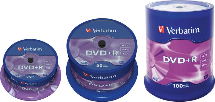 Produktbild Verbatim Dvd+R (50 x)