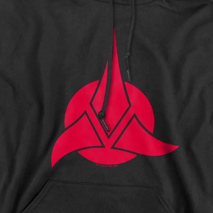 Immagine prodotto Klingon Felpa con Cappuccio Logo Uomo (XXL)