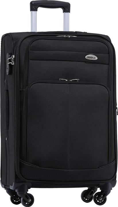 Beibye L-Mittlerer Koffer-64cm, Schwarz (75 l, L (90 - 115l))
