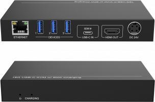 Image du produit Tesca Scaler switcher USB-C vers HDMI 2.0, HDMI 2.0, 4K@60Hz 4:4:4:, HDCP 2,3, sup