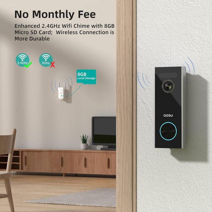 Produktbild Aosu Türklingel mit Kamera (WLAN)