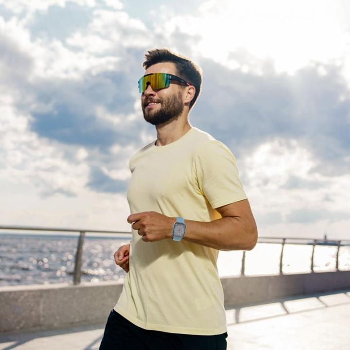 Produktbild Tech-Protect Silicone Strap for Apple Watch 4 / 5 / 6 / 7 / 8 / 9 / SE (38 / 40 / 41 mm) - Yellow (TPU)