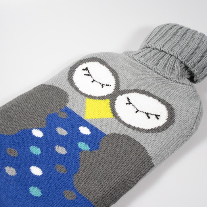 Image du produit PhoneLook Bouillotte avec couverture en tricot (1.5 litres) Hibou (1.50 l)