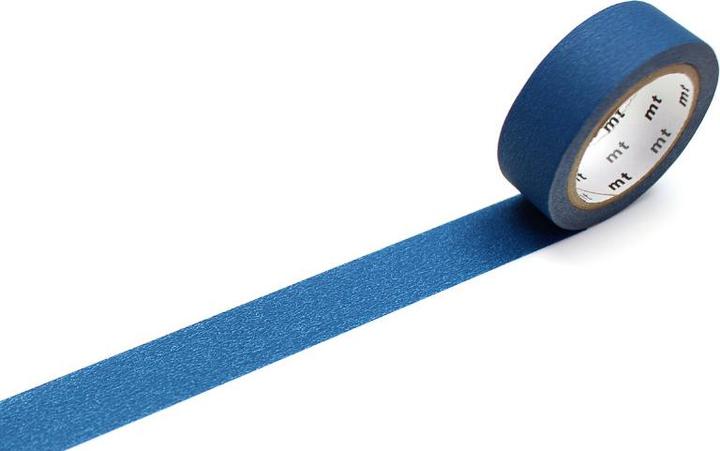 Actual product image MT Klebeband Washi Masking Tape Basic Matt Entenblau 15mmx7m (15 mm)